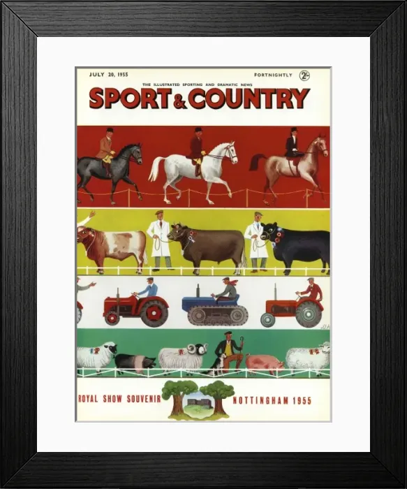 Framed Print : Sport & Country Royal Show souvenir issue Framed Print : Sport & Country Royal Show souvenir issue