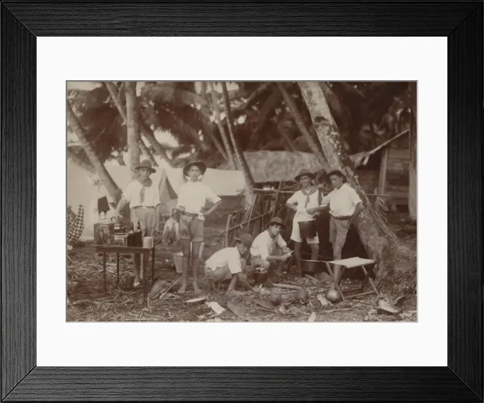 Framed Print : Seychelles Scouts Camp Framed Print : Seychelles Scouts Camp