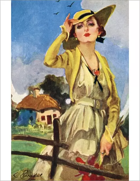 1920s fashionable lady by Barribal