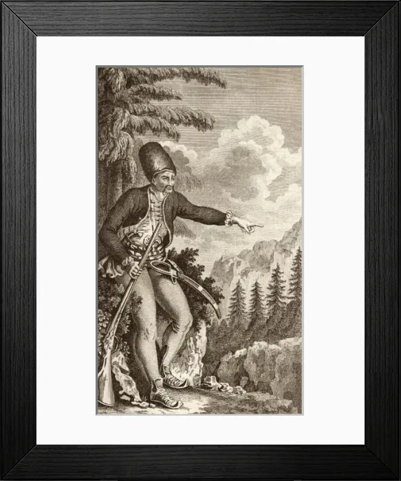 Framed Print : A Balkan mountain brigand Framed Print : A Balkan mountain brigand
