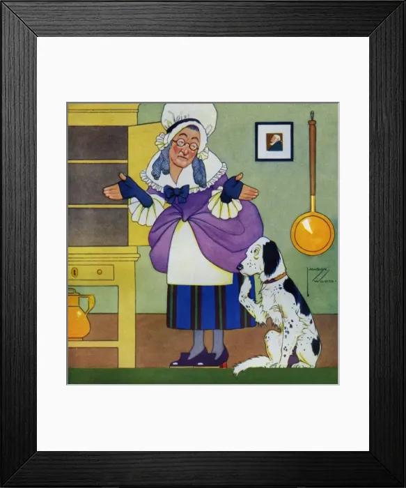 Framed Print : Old Mother Hubbard Framed Print : Old Mother Hubbard