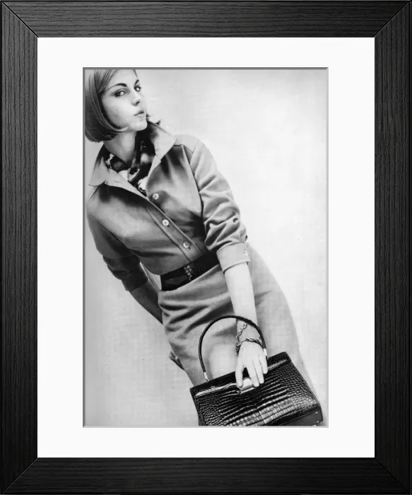 Framed Print : Shirtwaister dress, 1962 Framed Print : Shirtwaister dress, 1962