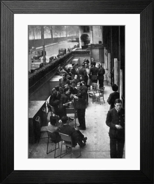 Framed Print : The Officers Sunday Club at the Dorchester Hotel Framed Print : The Officers Sunday Club at the Dorchester Hotel