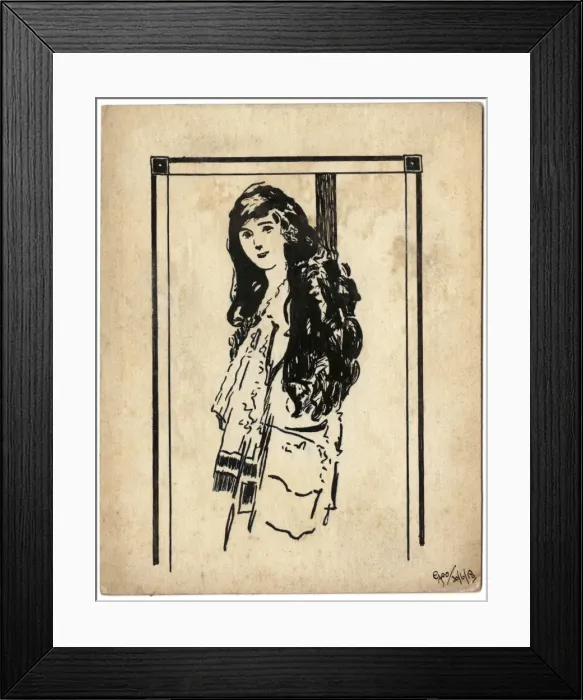 Framed Print : Young Woman by George Ranstead Framed Print : Young Woman by George Ranstead