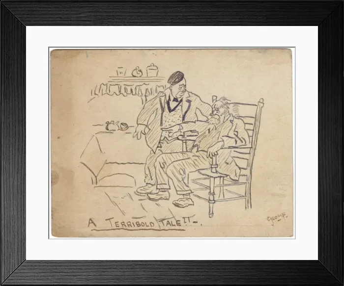 Framed Print : A Terribold Tale by George Ranstead Framed Print : A Terribold Tale by George Ranstead