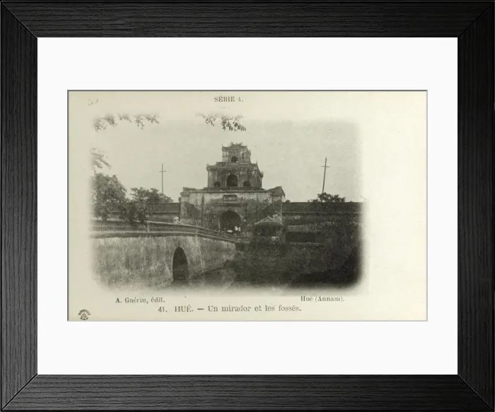 Framed Print : Hue, Vietnam - Watchtower of the citadel Framed Print : Hue, Vietnam - Watchtower of the citadel