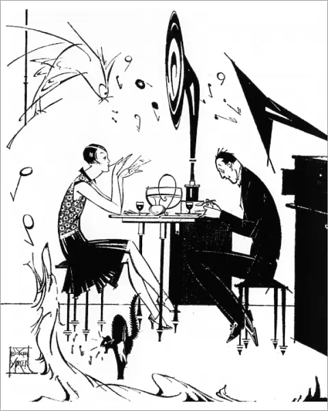 Jazz music while you dine, 1929