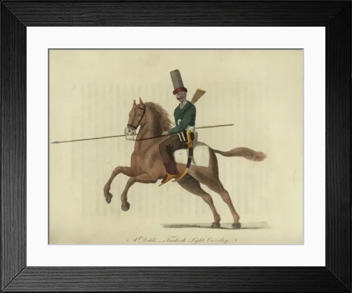 Framed Print : A Delhi, Turkish Light Infantry Framed Print : A Delhi, Turkish Light Infantry