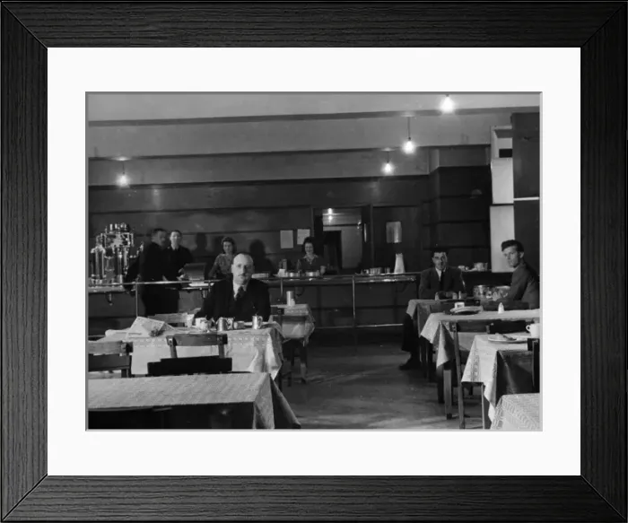 Framed Print : People in a cafe Framed Print : People in a cafe