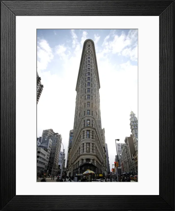 Framed Print : The Flatiron Building in New York Framed Print : The Flatiron Building in New York