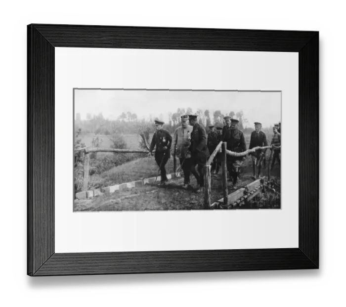 Framed Print : Field Marshal Sir John French with General Joffre Framed Print : Field Marshal Sir John French with General Joffre
