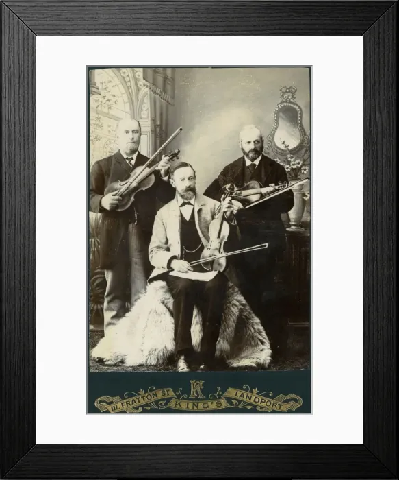 Framed Print : A Trio of Violinists
