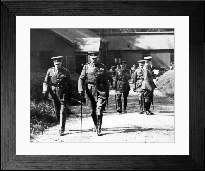 Framed Print : Lord Kitchener at Royal Engineer Cadets training centre Framed Print : Lord Kitchener at Royal Engineer Cadets training centre