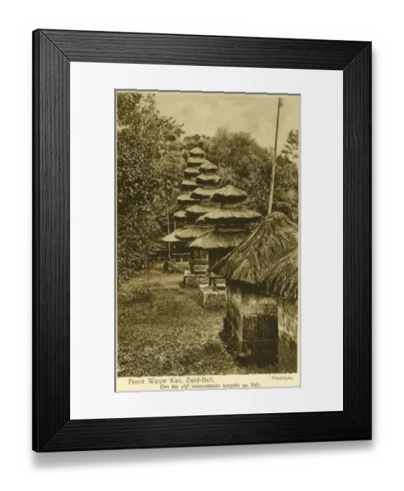 Framed Print : Indonesia, Southern Bali - Poera Watoe Kao Framed Print : Indonesia, Southern Bali - Poera Watoe Kao