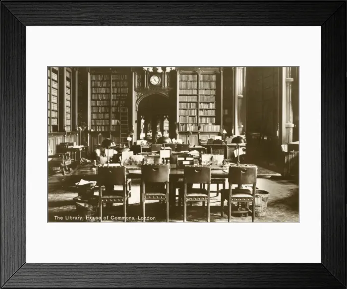 Framed Print : The Library, House of Commons, London Framed Print : The Library, House of Commons, London