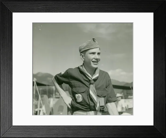 Framed Print : American Scout - 1951 Jamboree Framed Print : American Scout - 1951 Jamboree