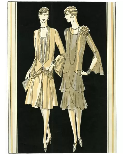 Two fashionable ladies 1926