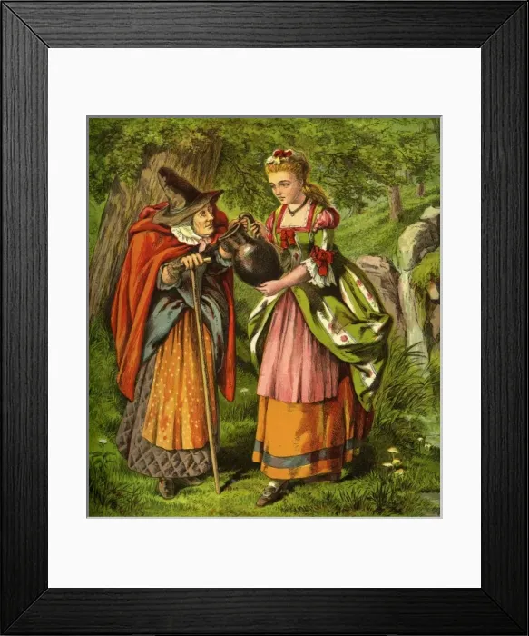 Framed Print : Diamonds & Toads by Kate Greenaway Framed Print : Diamonds & Toads by Kate Greenaway