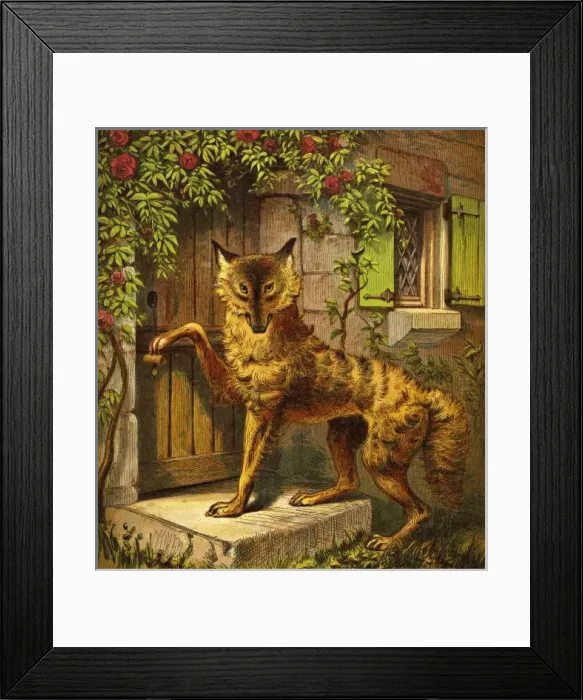 Framed Print : Little Red Riding Hood Framed Print : Little Red Riding Hood