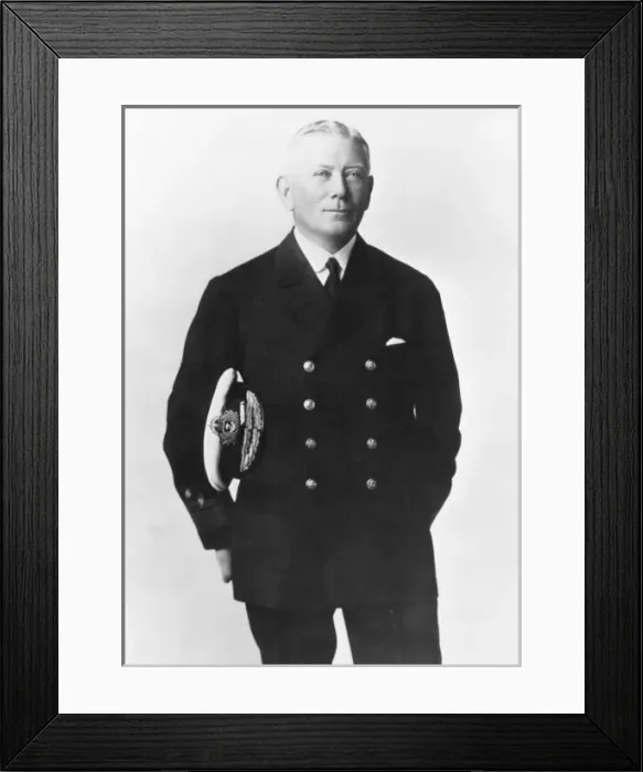 Framed Print : Unidentified British naval officer Framed Print : Unidentified British naval officer