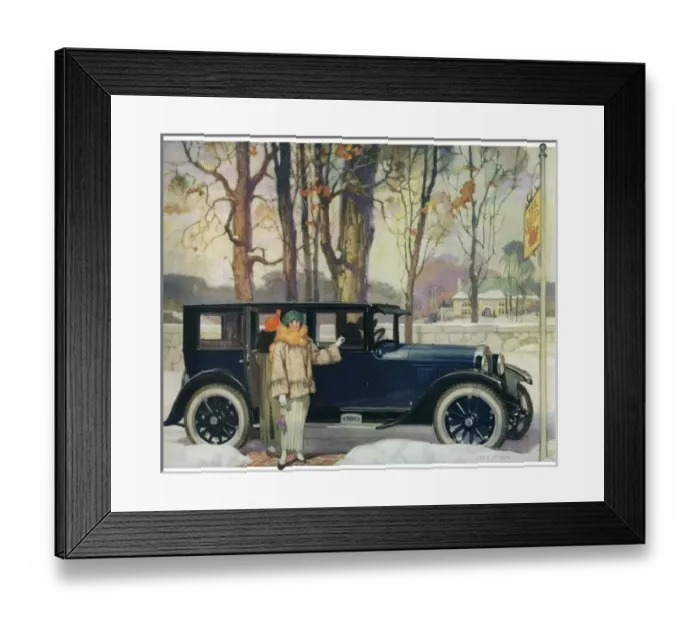 Framed Print : Willys-Knight Sedan Framed Print : Willys-Knight Sedan