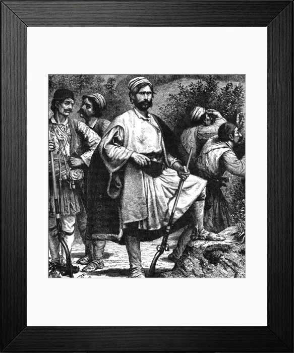 Framed Print : Greek brigands Framed Print : Greek brigands