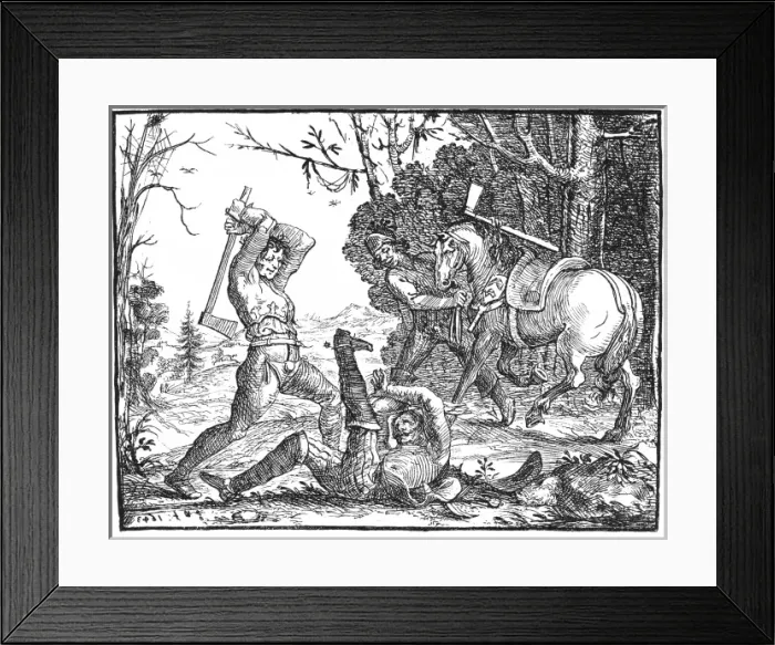 Framed Print : Bandits in Germany Framed Print : Bandits in Germany