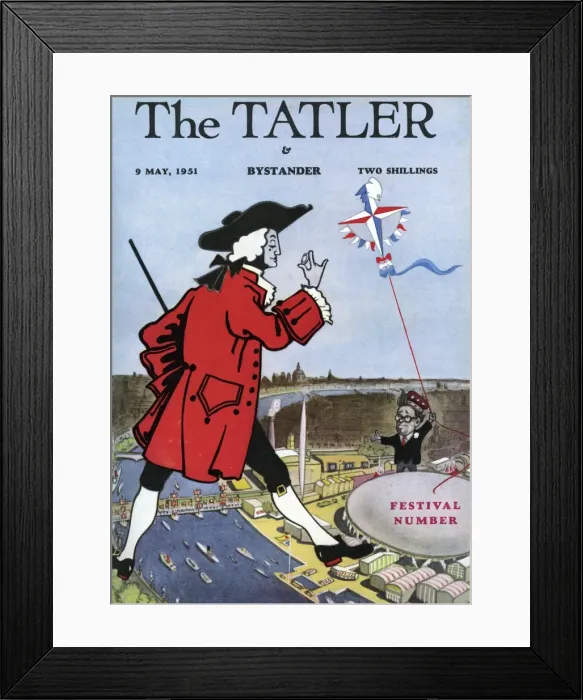 Framed Print : Tatler front cover, Festival of Britain number 1951 Framed Print : Tatler front cover, Festival of Britain number 1951