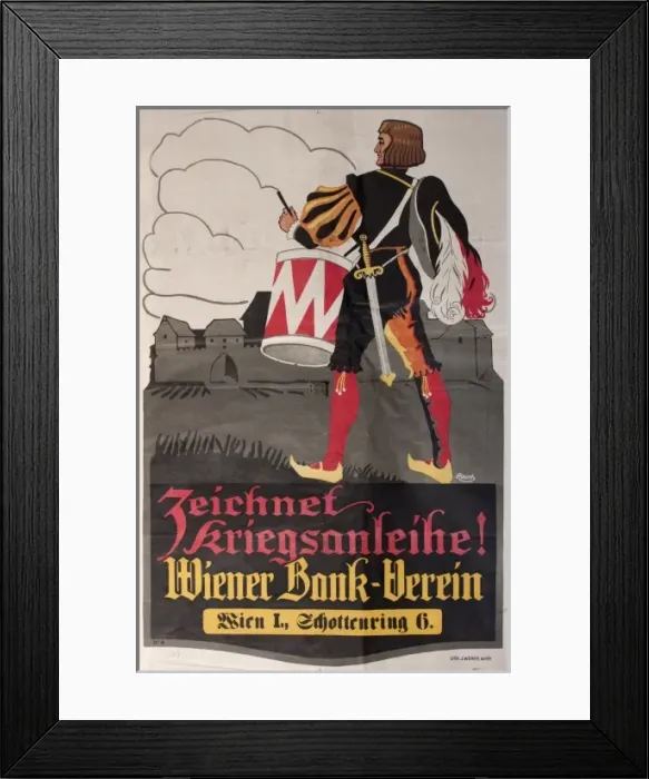Framed Print : Poster advertising Austrian War Bonds Framed Print : Poster advertising Austrian War Bonds