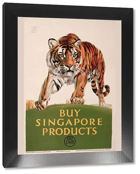 Poster encouraging people to Buy Singapore Products