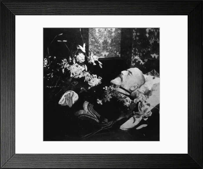 Framed Print : King Carol I of Romania lying in state Framed Print : King Carol I of Romania lying in state