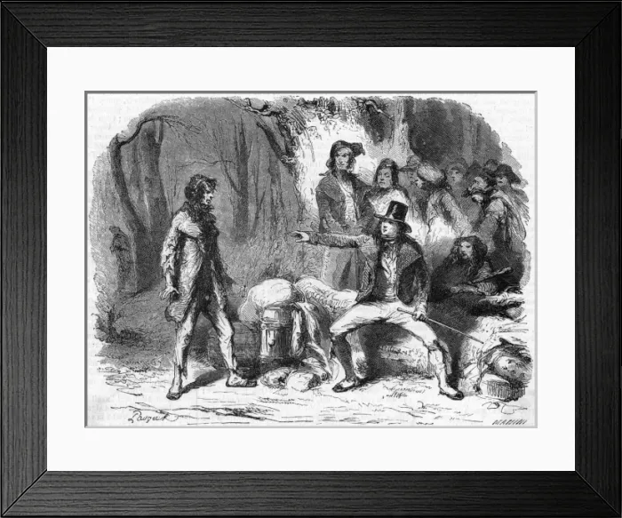 Framed Print : French gang of robbers Framed Print : French gang of robbers