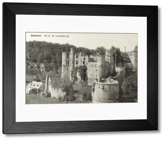 Framed Print : Beaufort - Luxembourg - Castle ruins Framed Print : Beaufort - Luxembourg - Castle ruins
