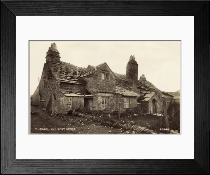 Framed Print : The Old Post Office - Tintagel, Cornwall Framed Print : The Old Post Office - Tintagel, Cornwall