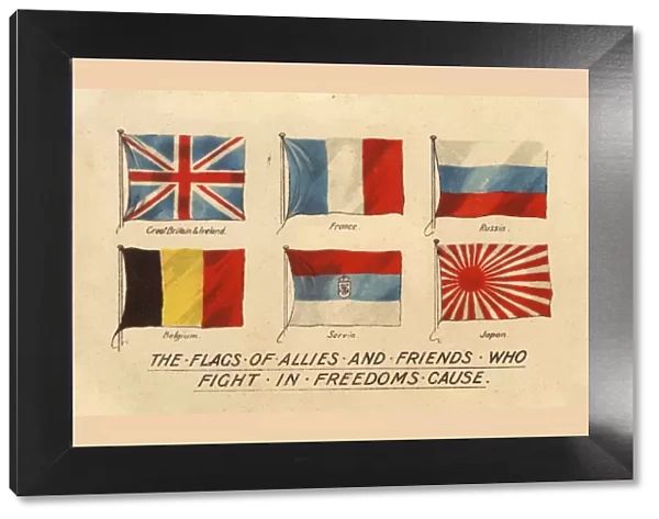 Flags of the Allied countries during WWI