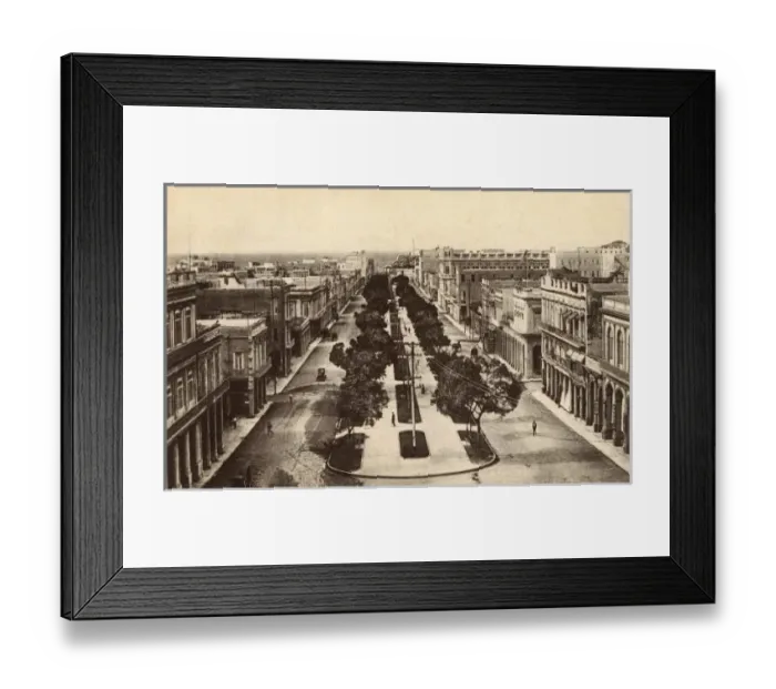 Framed Print : Prado - Havana, Cuba Framed Print : Prado - Havana, Cuba
