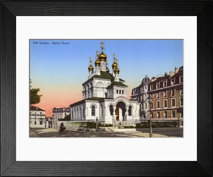 Framed Print : Othodox Russian Church - Geneva, Switzerland Framed Print : Othodox Russian Church - Geneva, Switzerland