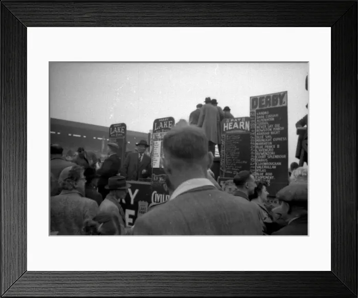 Framed Print : Epsom Derby - 1954 Framed Print : Epsom Derby - 1954