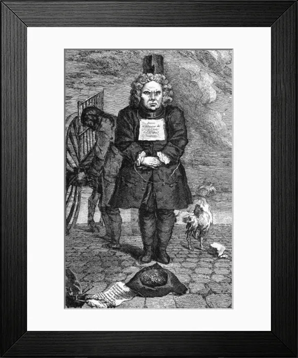 Framed Print : L Abbe de la Coste Framed Print : L Abbe de la Coste