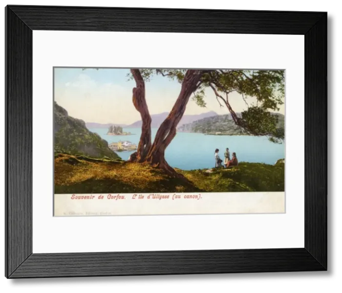 Framed Print : Corfu - Greece - Kanoni, The Island of Ulysses Framed Print : Corfu - Greece - Kanoni, The Island of Ulysses