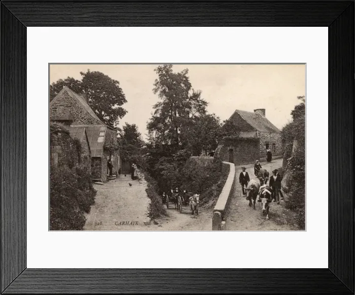 Framed Print : France, Carhaix - Delightful rural scene Framed Print : France, Carhaix - Delightful rural scene