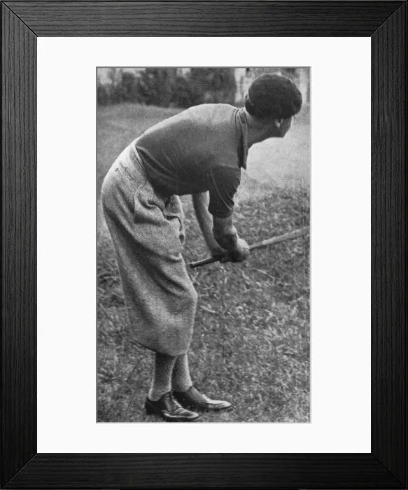 Framed Print : Prince of Wales playing golf at Biarritz Framed Print : Prince of Wales playing golf at Biarritz
