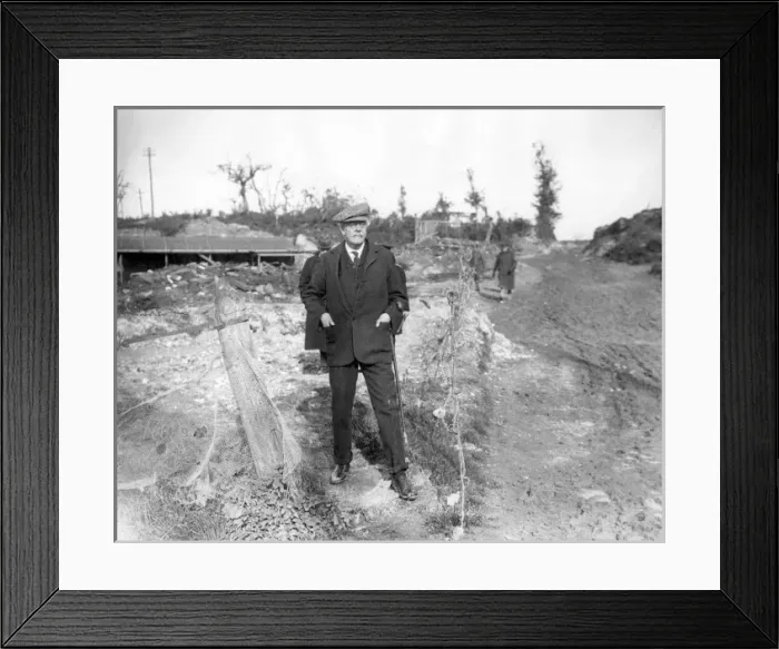 Framed Print : Arthur Balfour in France Framed Print : Arthur Balfour in France