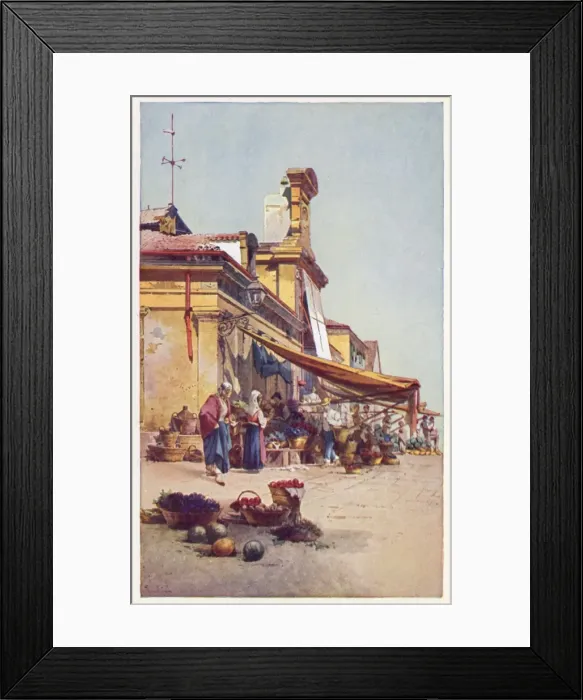 Framed Print : Entrance to the market - Corfu, Greece Framed Print : Entrance to the market - Corfu, Greece
