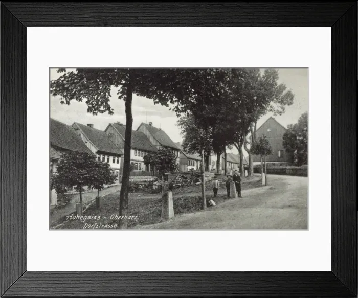Framed Print : Germany - Hohegeiss - Dorfstrasse Framed Print : Germany - Hohegeiss - Dorfstrasse