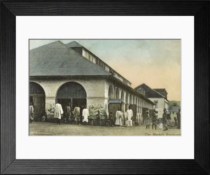 Framed Print : Sierra Leone - Freetown Framed Print : Sierra Leone - Freetown