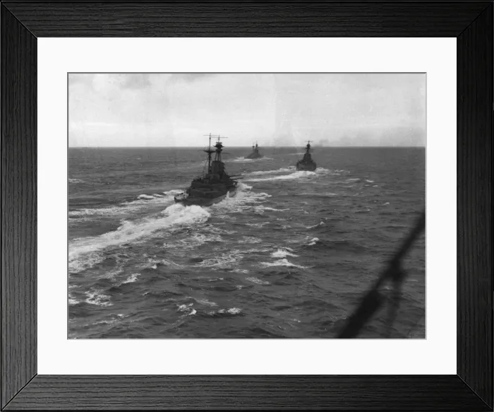 Framed Print : HMS Revenge, Royal Sovereign and Resolution, WW1 Framed Print : HMS Revenge, Royal Sovereign and Resolution, WW1
