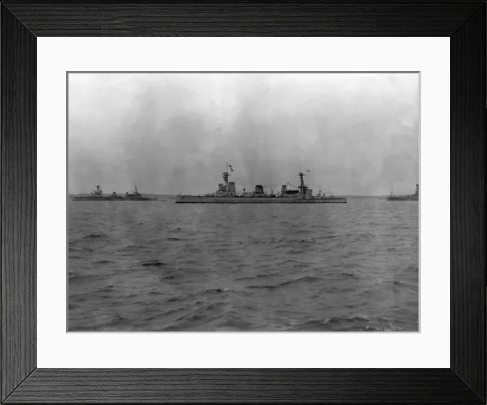 Framed Print : HMAS New Zealand and HMAS Australia, WW1 Framed Print : HMAS New Zealand and HMAS Australia, WW1