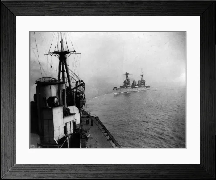 Framed Print : HMAS Australia and HMAS New Zealand, WW1 Framed Print : HMAS Australia and HMAS New Zealand, WW1