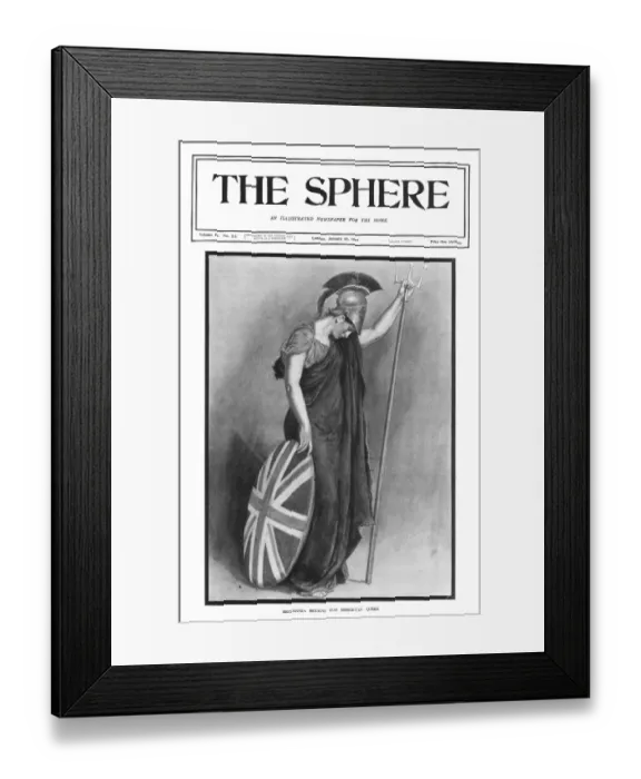Framed Print : Britannia mourns the death of Queen Victoria Framed Print : Britannia mourns the death of Queen Victoria